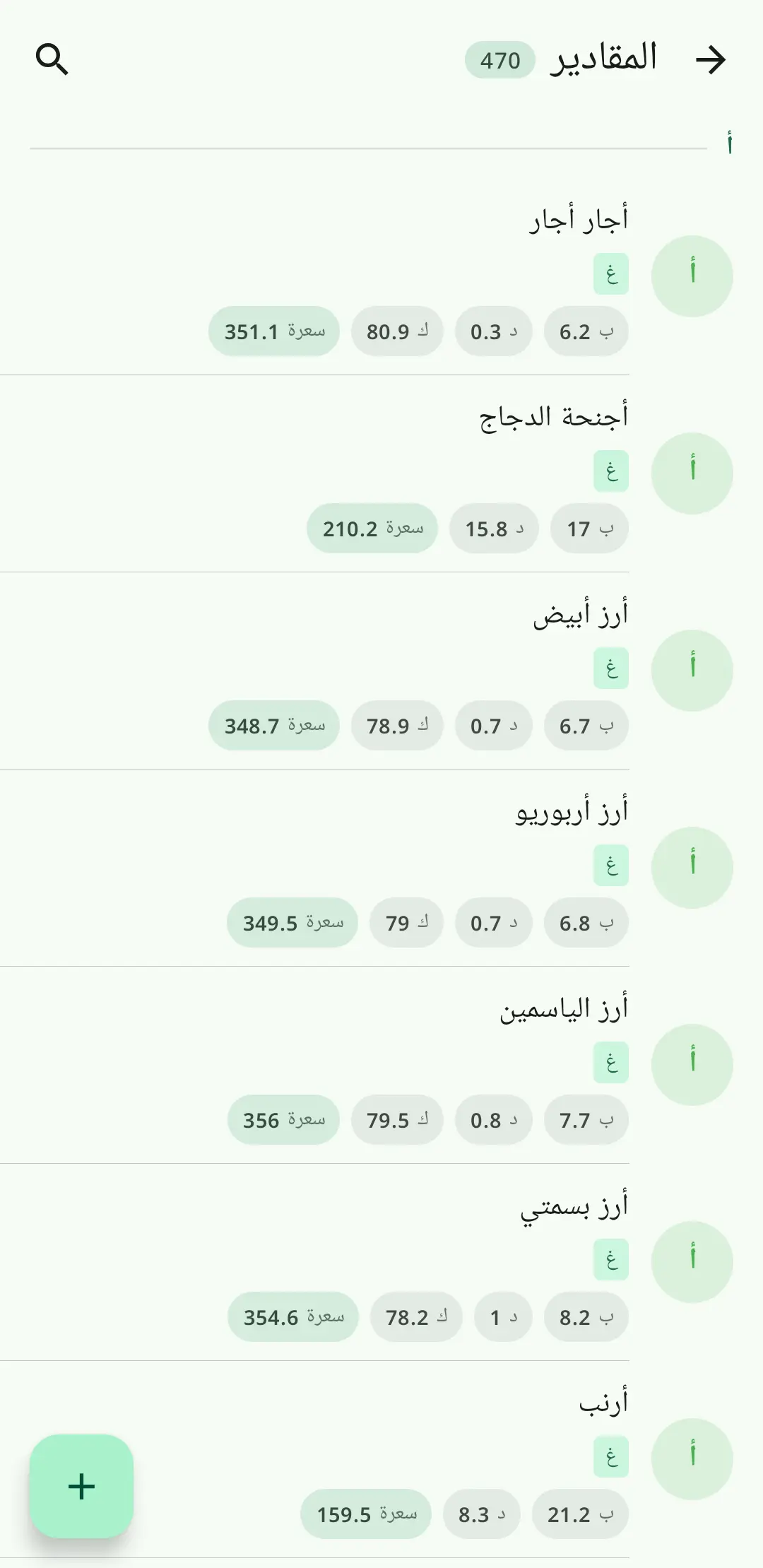 نظام مقادير مرن في RecipeFlow