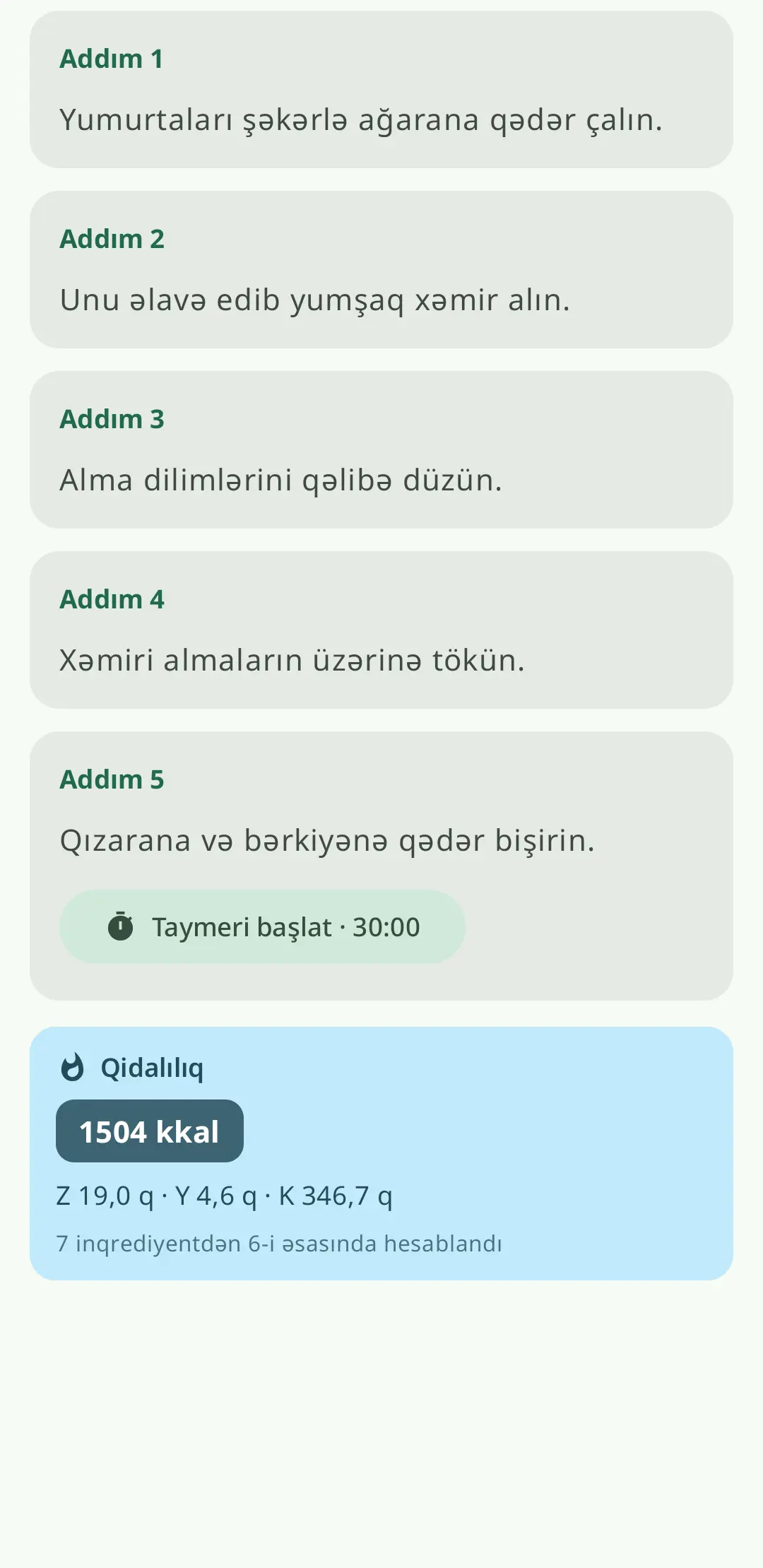 Ekrandakı təlimatlar və inteqrasiya edilmiş taymerlərlə addım-addım bişirmə