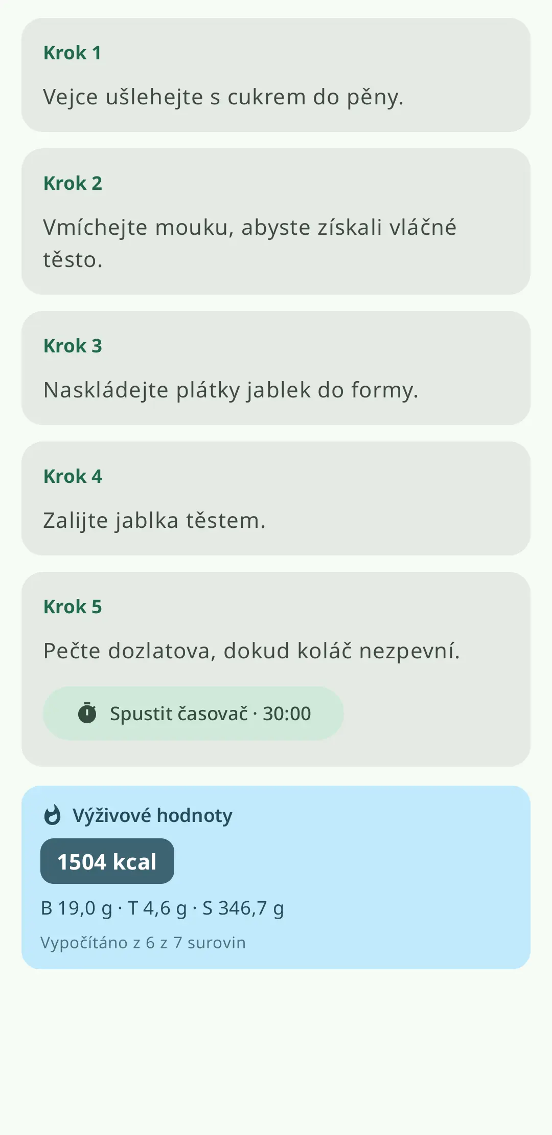 Vaření krok za krokem s pokyny na obrazovce a integrovanými časovači