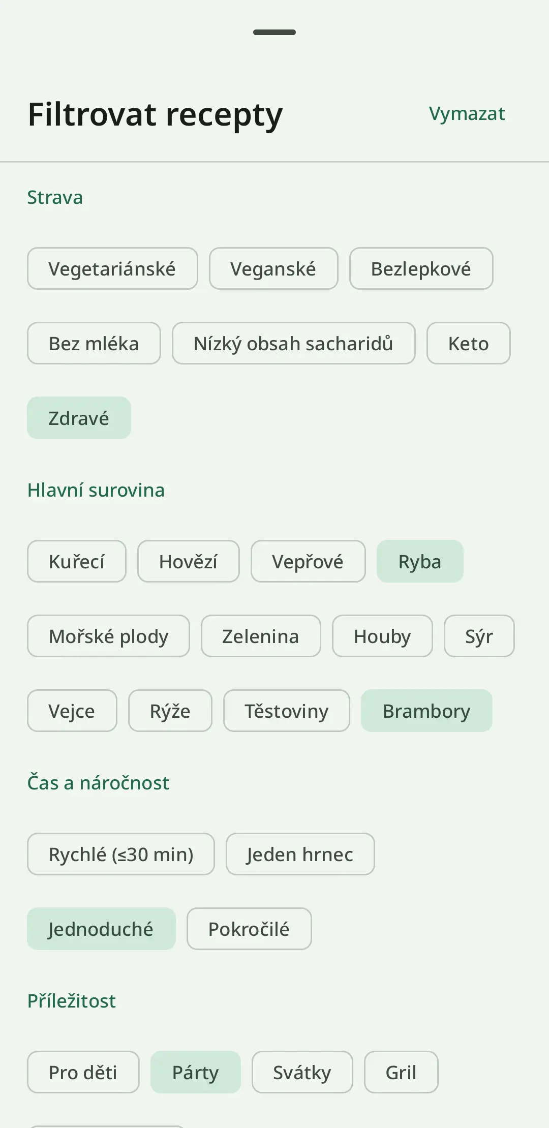 Inteligentní škálování receptů v RecipeFlow