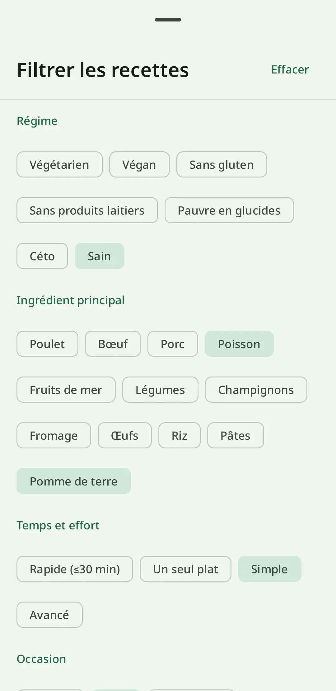 Carnet de recettes dans RecipeFlow