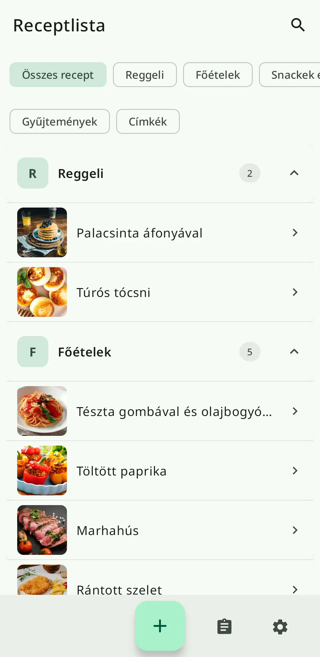 Receptlista