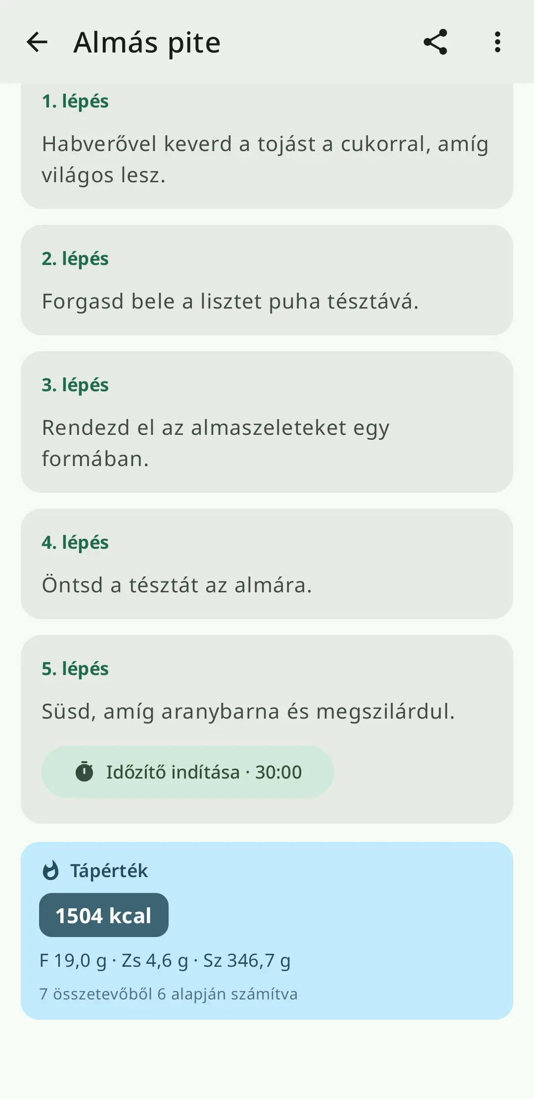 Lépésről lépésre főzés