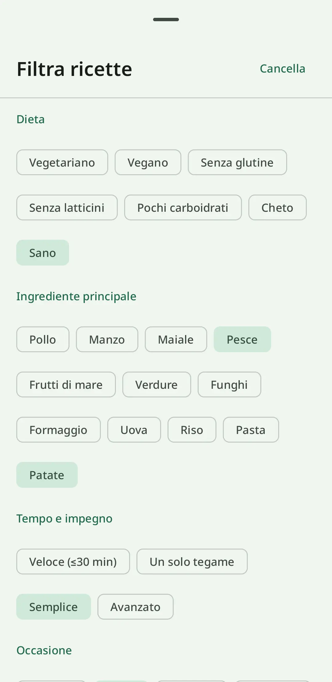 Scala intelligente delle ricette in RecipeFlow