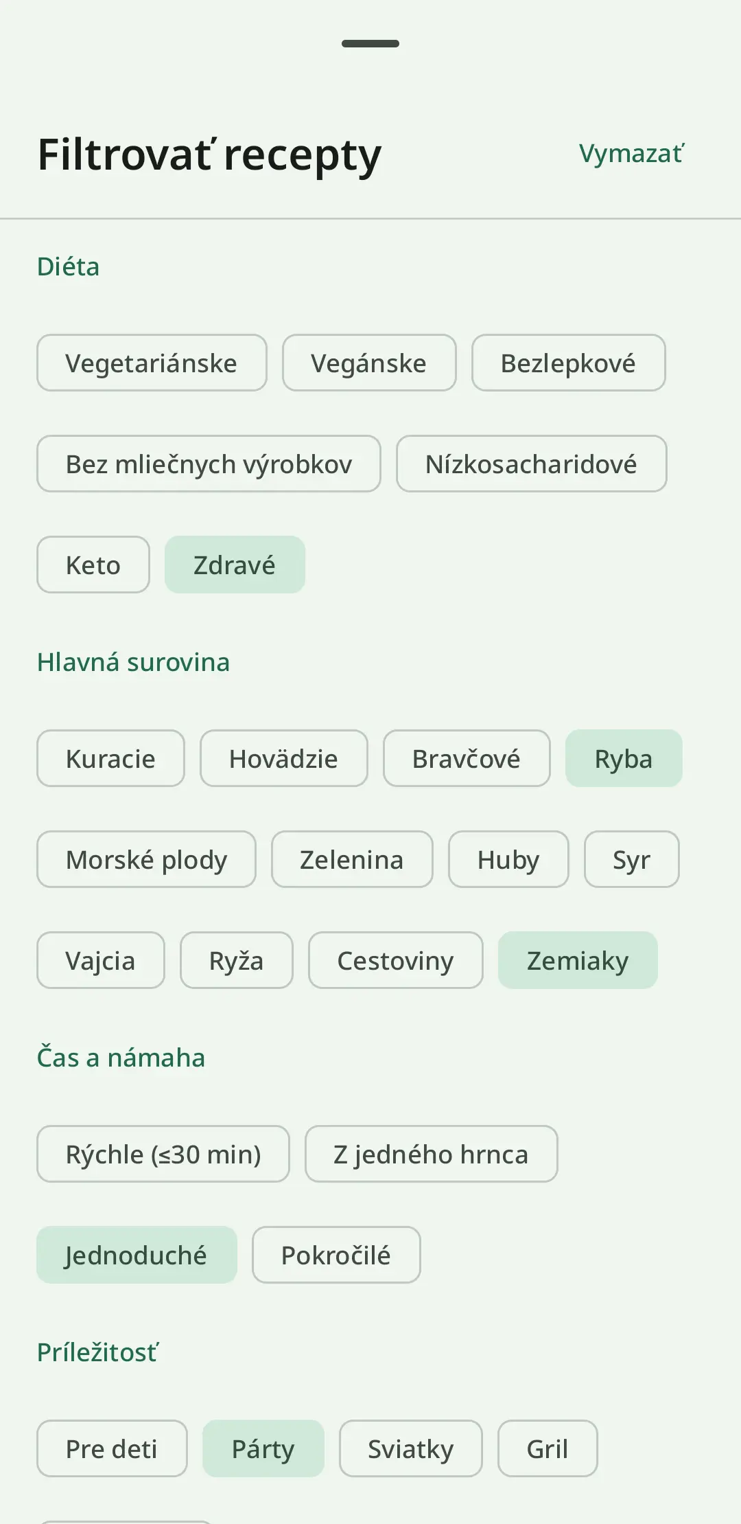 Správa receptov RecipeFlow – digitálna kuchárska kniha