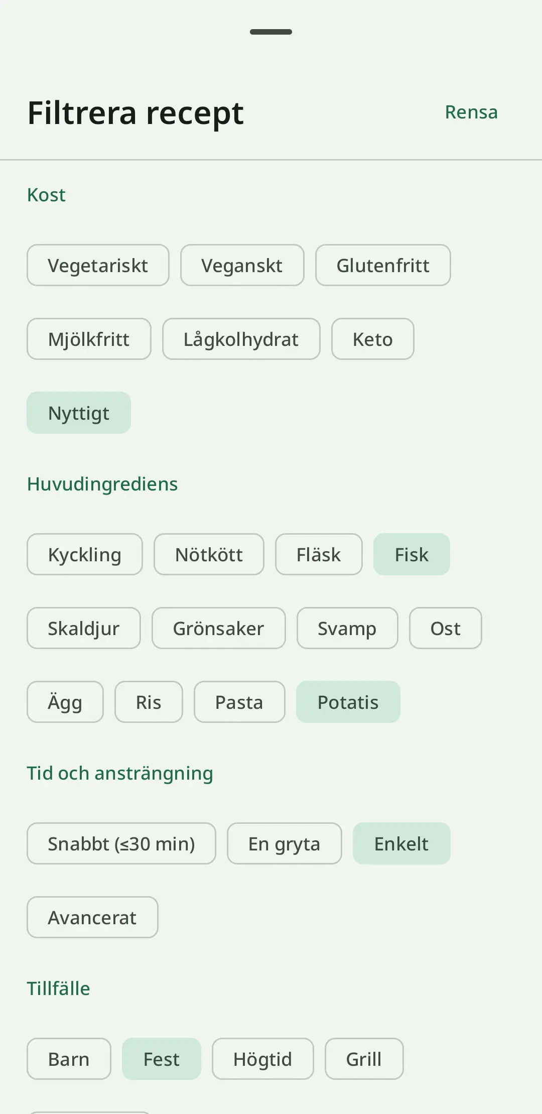 RecipeFlow recepthantering – digital kokbok